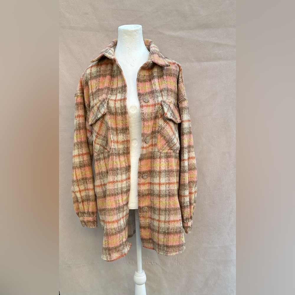 Small new cotton on plaid jacket